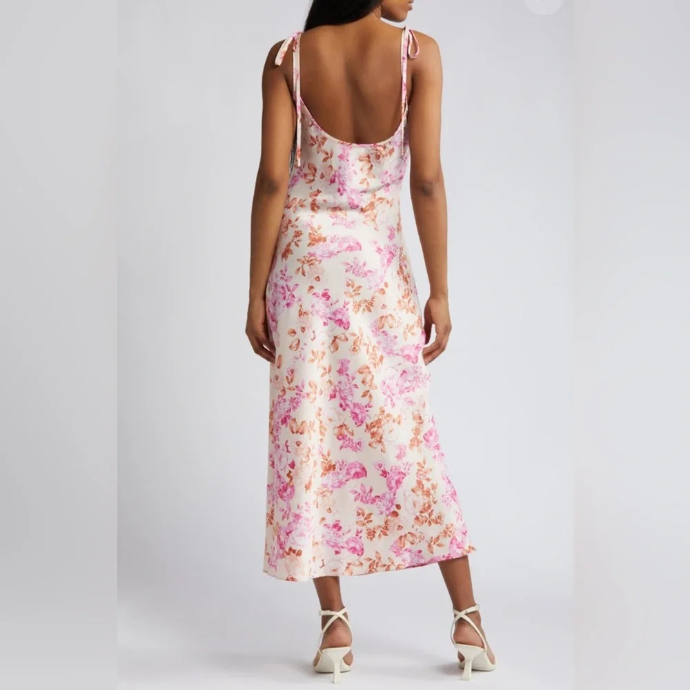 WAYF The Beverly Cowl Neck Midi - Picture 6 of 12